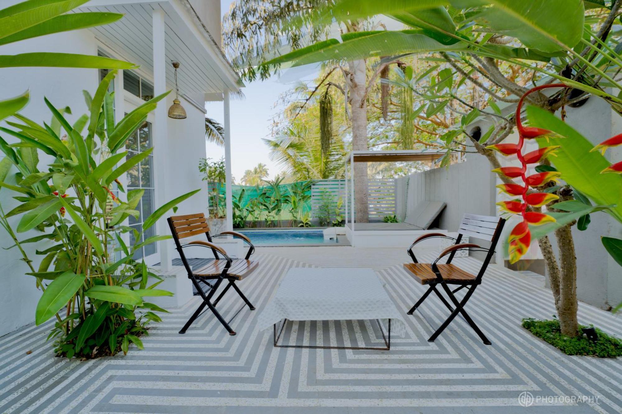 August Villas, Saligao -Private Pool Villas Buitenkant foto